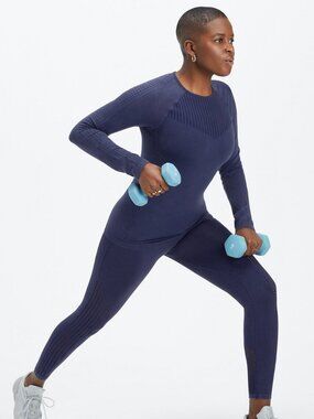 Fabletics Sync Seamless Long-Sleeve Top - Small NWT